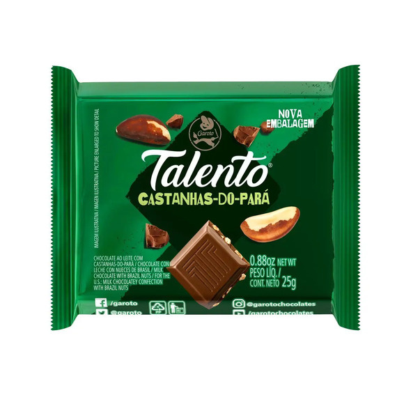 Talento 25g Castanha do para
