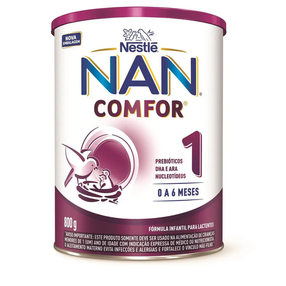 Leite Nan 1 800g Comfort - de 0 A 6 Meses
